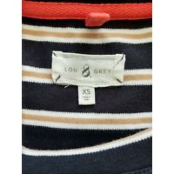 Loft Lou & Grey Striped Long Sleeve Sweater Dress Women's XS Signaturesoft - Picture 4 of 5